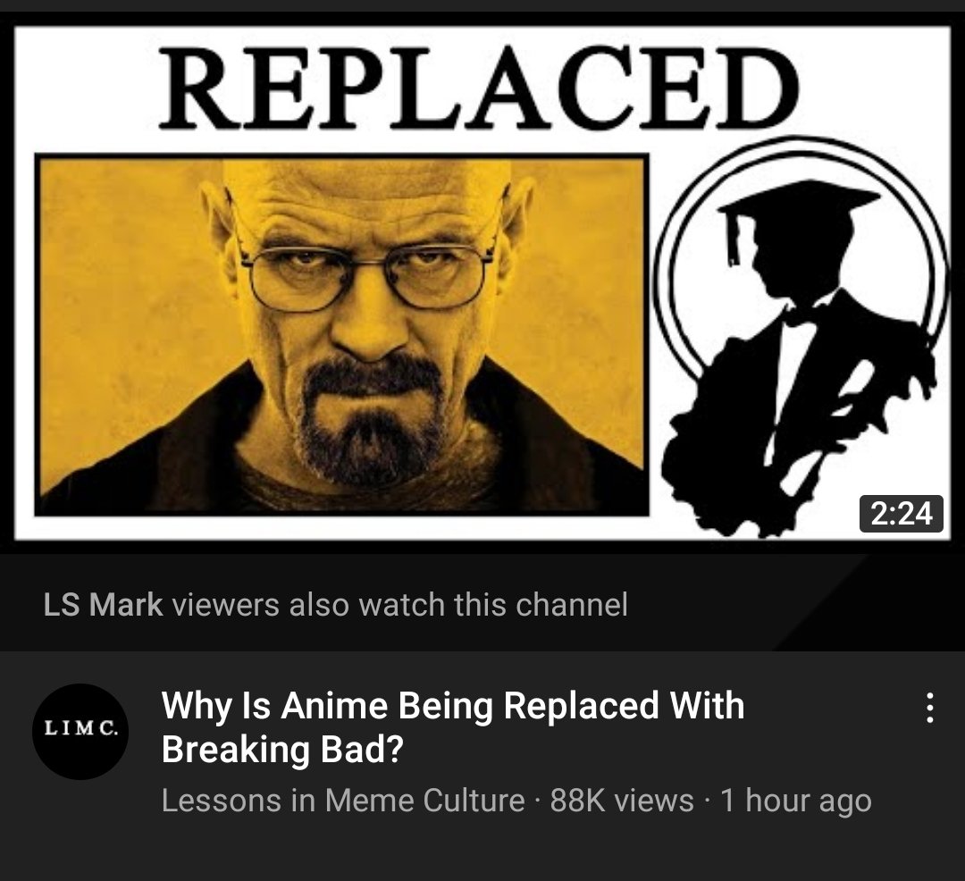 Why Is Anime Being Replaced With Breaking Bad? 