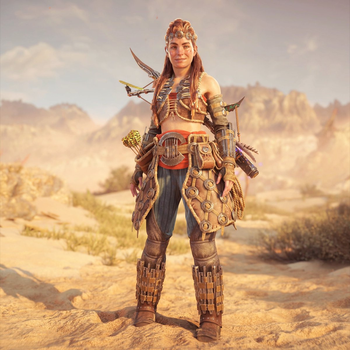 EveBravesmith's tweet photo. Hope you all are having a nice Monday💕

I had a small break from Horizon Forbidden West but now I'm ready to get sucked in once again👍 I also need to upgrade this armor I got👀

#HorizonForbiddenWest
#VirtualPhotography
#BeyondTheHorizon
#RiseAboveOurRuin
#Aloy
#PhotoMode https://t.co/EEusIaPQlg