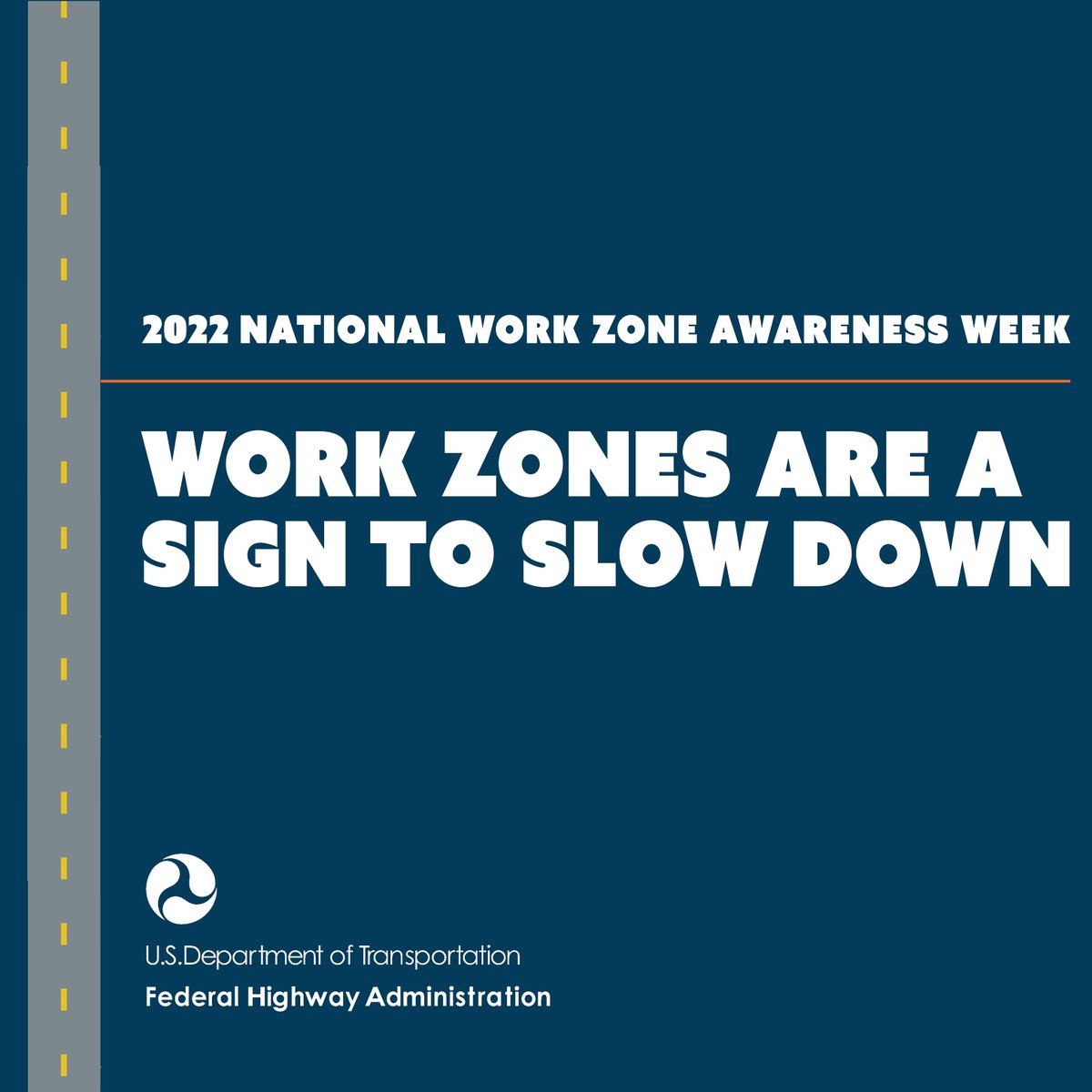 USDOTFHWA's tweet photo. 857 people died in highway work zone crashes in 2020.  These fatalities are unacceptable—and preventable. Slow down and drive safely in these areas so others can work safely. #Orange4Safety. #NWZAW https://t.co/yzLmY8M1DO https://t.co/JQKRvLpOI1