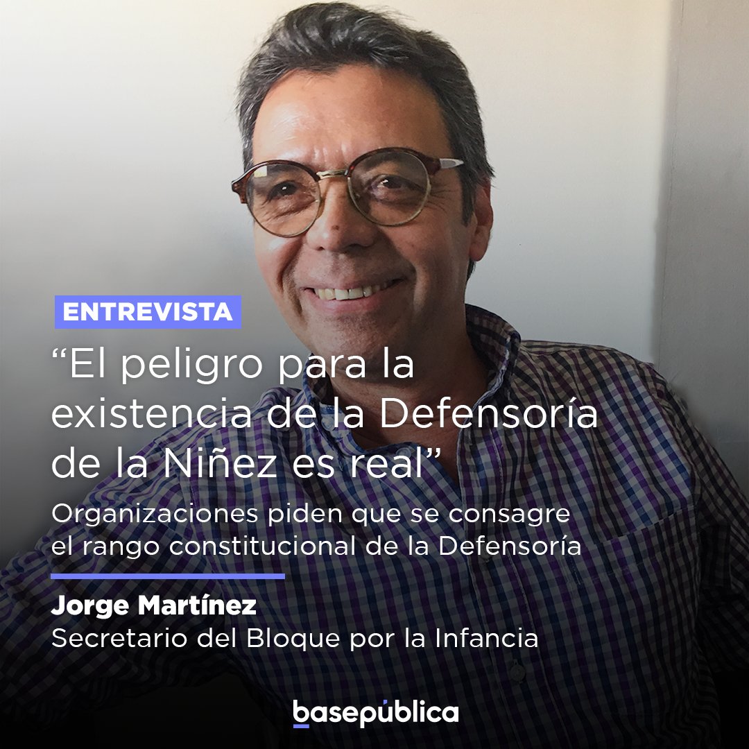 Organizaciones de la sociedad civil hicieron urgente llamado para que la Convención consagre la Defensoría de la Niñez en la nueva Carta, y no sea eliminada como lo propone iniciativa incorporada en Informe. ¿Qué significa esto? Revisa la entrevista👉 bit.ly/376cZwB