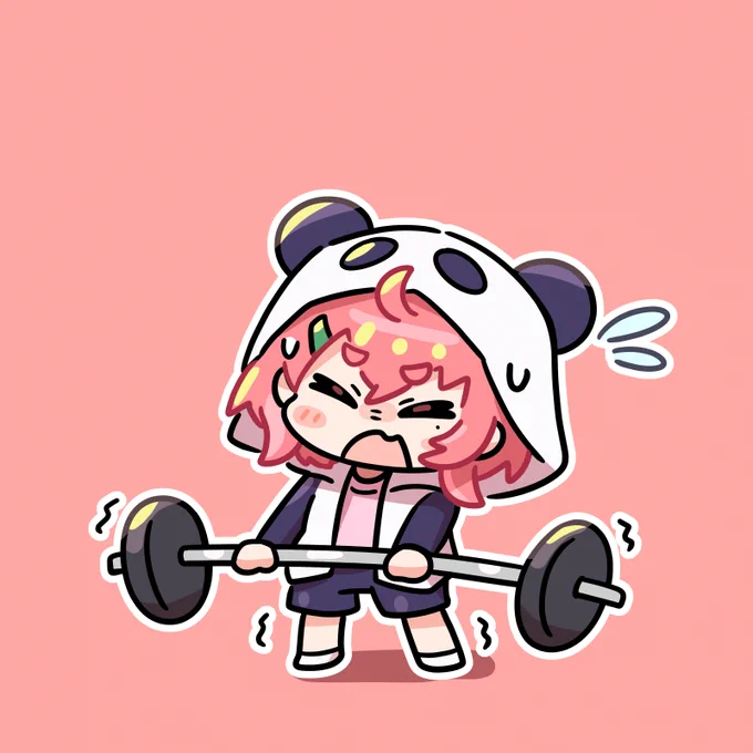 筋トレ笹
#笹の絵 