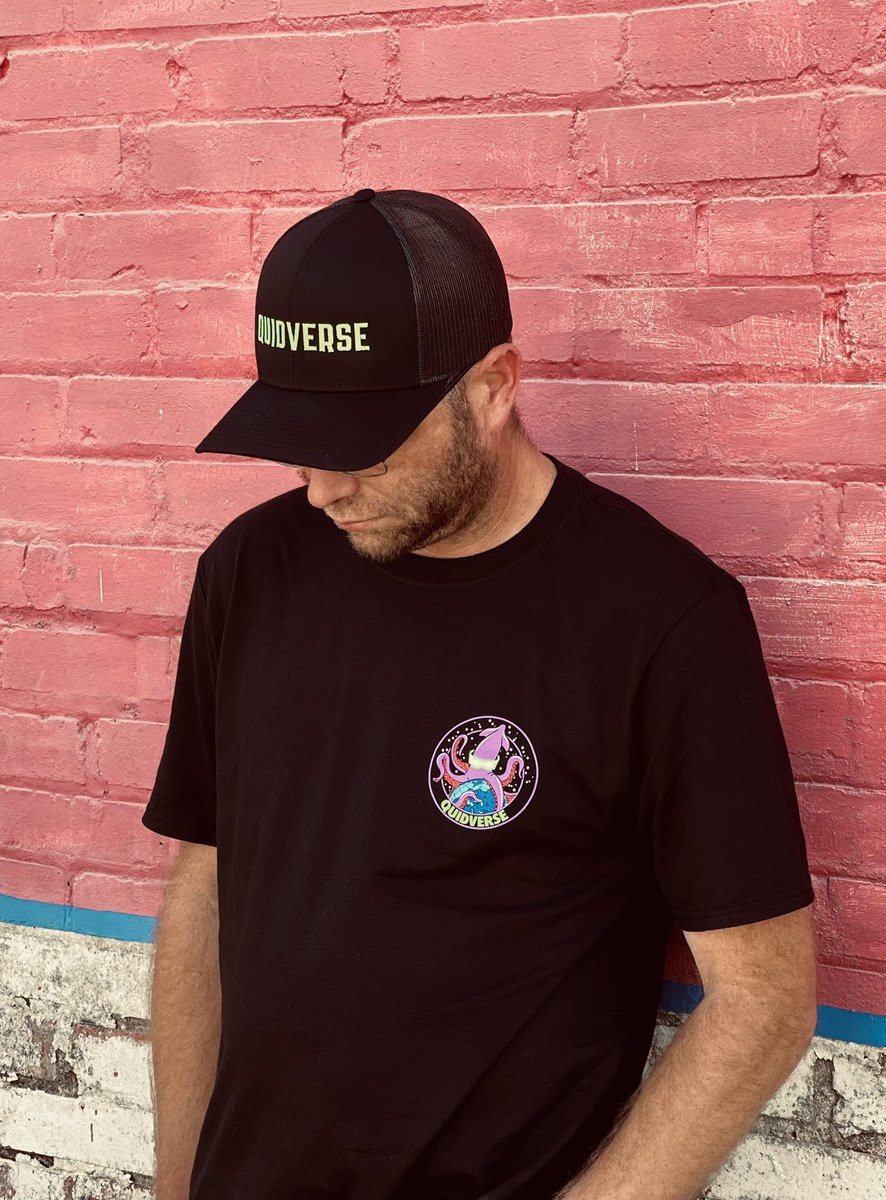 quidverse's tweet photo. MERCH REVEAL!!🔥T-Shirts, sweatshirts, hats, &amp; decals! Whose ready to help share their love of the #Quidverse because we’re giving away some FREE swag!🦑LIKE, RT, &amp; COMMENT your favorite piece of merch!🧢👕 https://t.co/zZf9a94H6a #Crypto #Cryptogiveaway #Cryptocurrency #ETH https://t.co/t3dWxBJ9mB