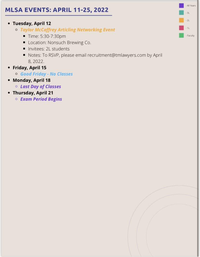 The MLSA tweet media