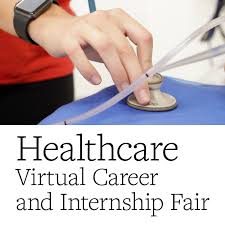 Tomorrow we are hosting a virtual healthcare internship/job fair from 12:30-1PM! Sign up using the link below! We hope to see you there. ric.joinhandshake.com/stu/career_fai…