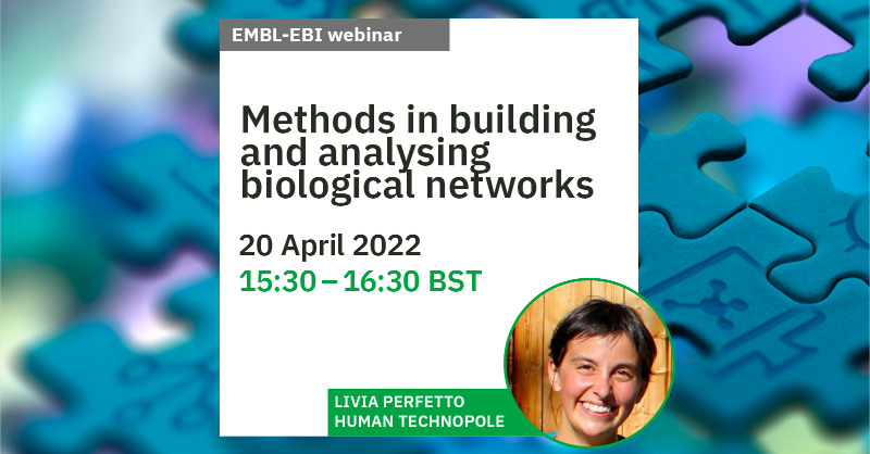 EBItraining's tweet photo. There is still time to sign up for tomorrow’s #webinar about building and analysing biological networks. Registration is free but essential - https://t.co/0iD96Z6bWF #Biologicalnetwork #Cytoscape @PerfettoLivia https://t.co/Rq5VFpLocH