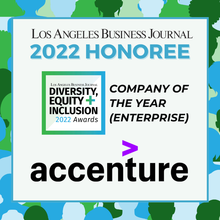 Congrats to <a href="/Accenture/">Accenture</a> on being selected as the #DEI Enterprise Company of the Year! Proud to be part of a company where the mission is focused on accelerating a culture of #equality to ensure all people feel they belong and can advance &amp; thrive. accntu.re/3qTmBSh