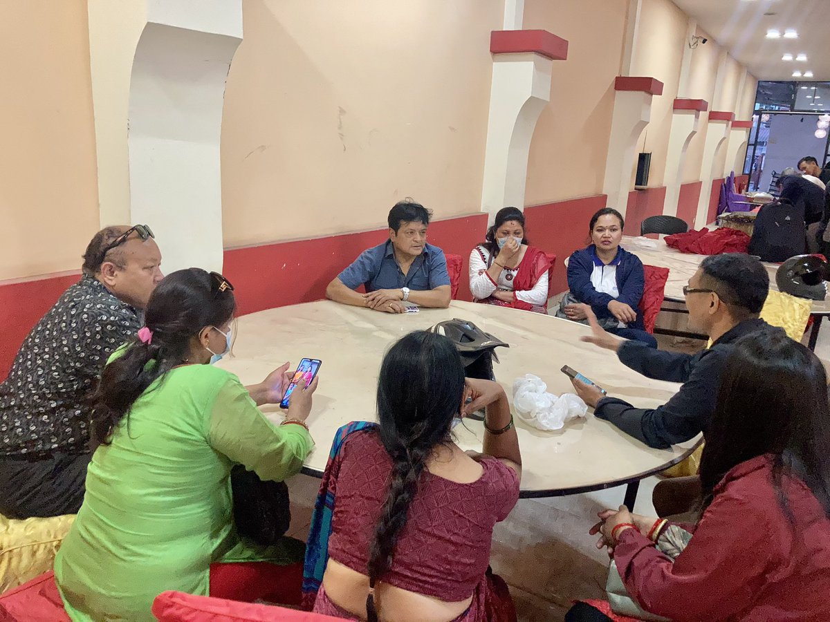 manushiyb's tweet photo. काठमाडौं महानगरपालिका अन्तर्गत @JSPNepal का ३२ वटै वडा समितिका पदाधिकारीहरूबीच आसन्न निर्वाचनको तयारी बैठक ! 
☂☂ 
#LocalElections2022 https://t.co/9X411AhPa3