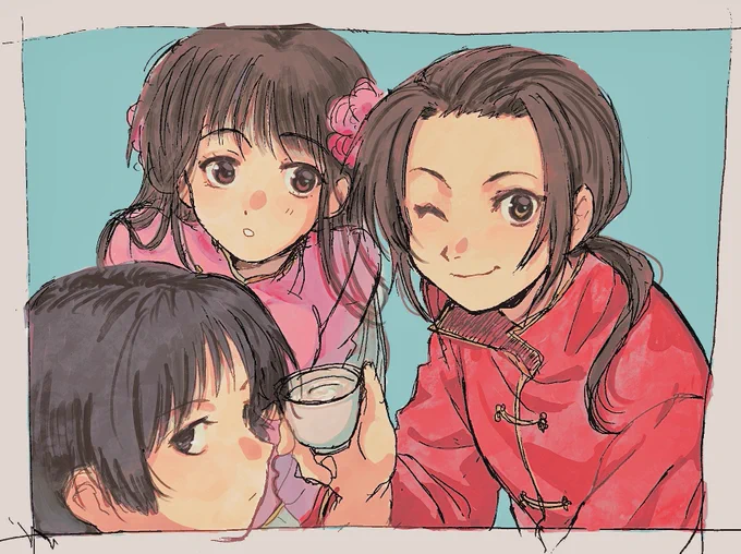 落書きにちゅーうめ 