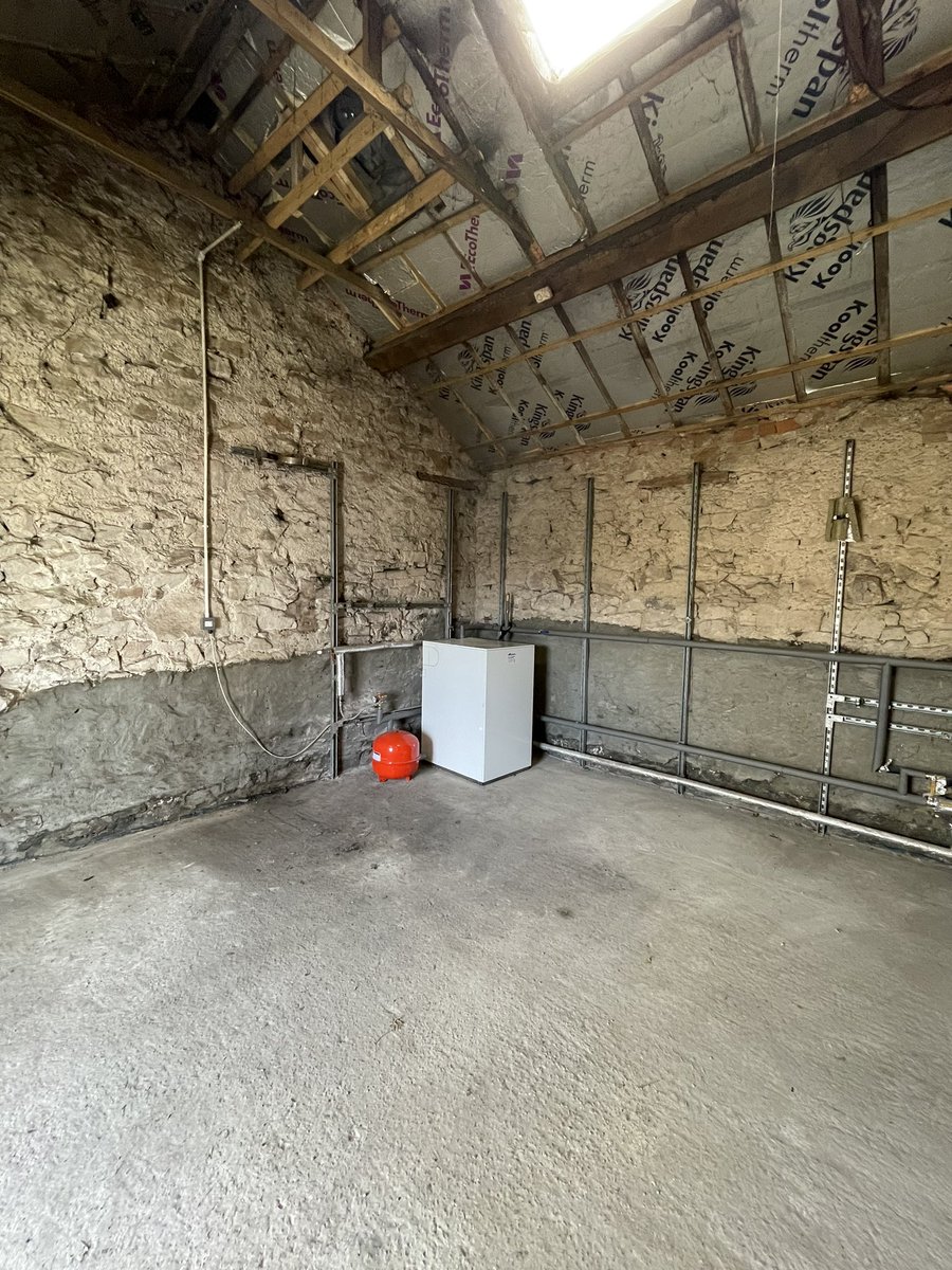 Biomass boiler removal and a new Worcester Danesmoor 32/50 installed in its place #oil #boiler #renewable