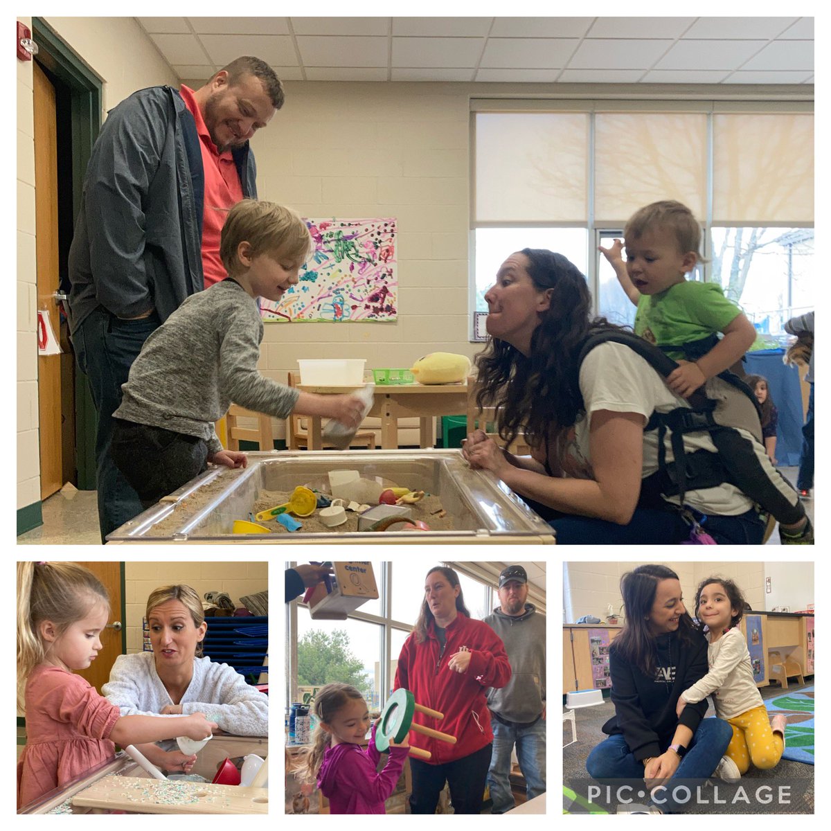 Warmed our hearts today (to say the least!) to have families back in our building to play with their preschoolers and see our new building for the first time! So, so many smiles! 🎉🙌☺️