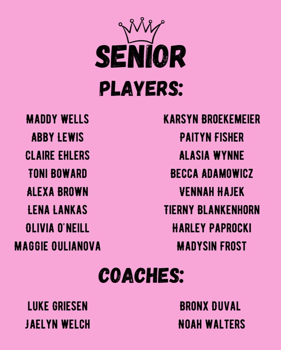 WE’RE BAAAAAACK🏈 
East StuCo has made a Twitter comeback, and in honor of our first post back we have a huge announcement! here are the players, coaches, refs, and announcers for the Powderpuff games on May 23rd!