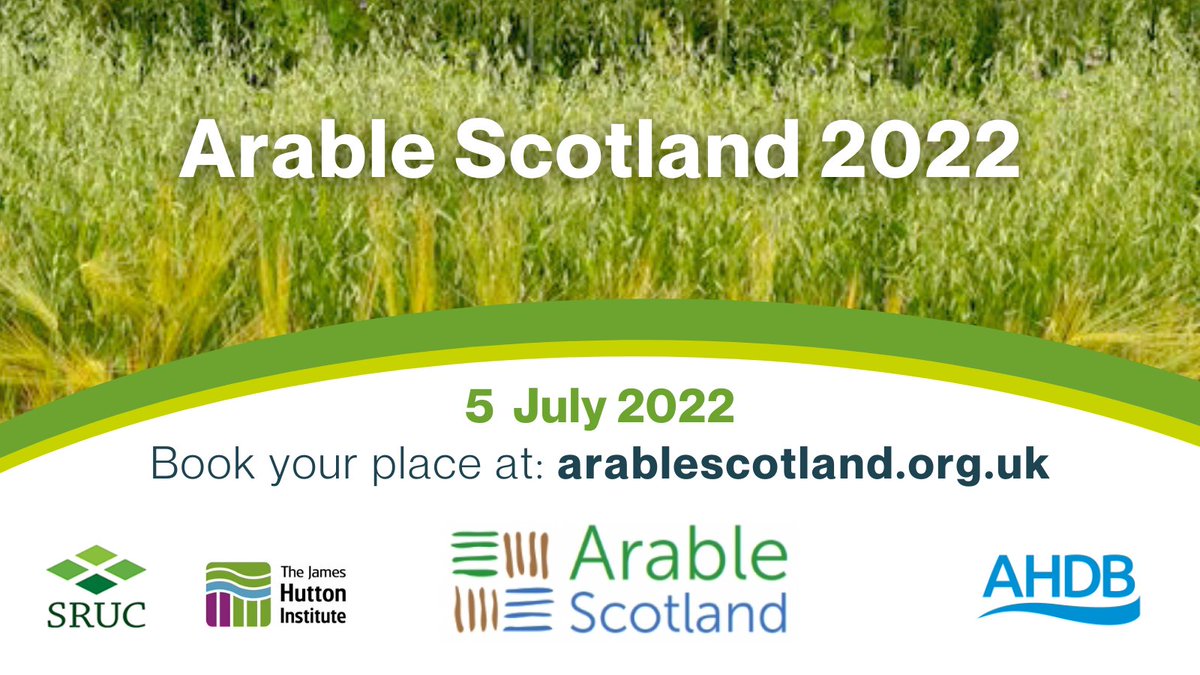 AHDB_Scot's tweet photo. This year's Arable Scotland event on Tuesday 5th July makes a welcome return to Balruddery Farm. Meet members of the AHDB’s environment &amp; sustainability, IPM &amp; market intelligence teams on our stand. For information and to register visit👉 https://t.co/dhOc9CoAbT @AHDB_Cereals https://t.co/0eP9vC4OMN