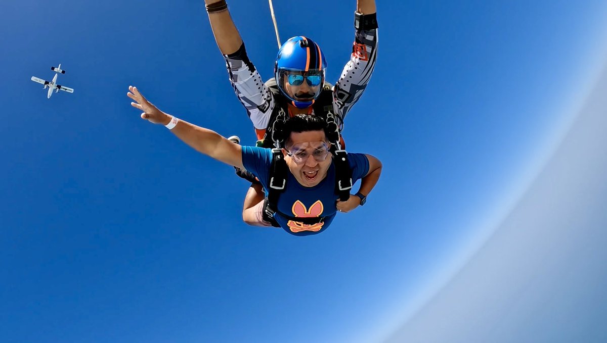 Life is either daring adventure or nothing <a href="/skydivedubai/">Skydive Dubai</a> 🇦🇪