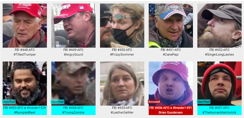 SeditionHunters's tweet photo. Wanted for crimes committed at the Capitol on Jan 6, 2021. Please share across all platforms. Do you Know these individuals?? Please contact the FBI  #DCRiot #CapitolRiot  https://t.co/31k4N1r5Oa #DoYouKnow More info https://t.co/THAe9NHjHZ https://t.co/xQLNzZPUcb
