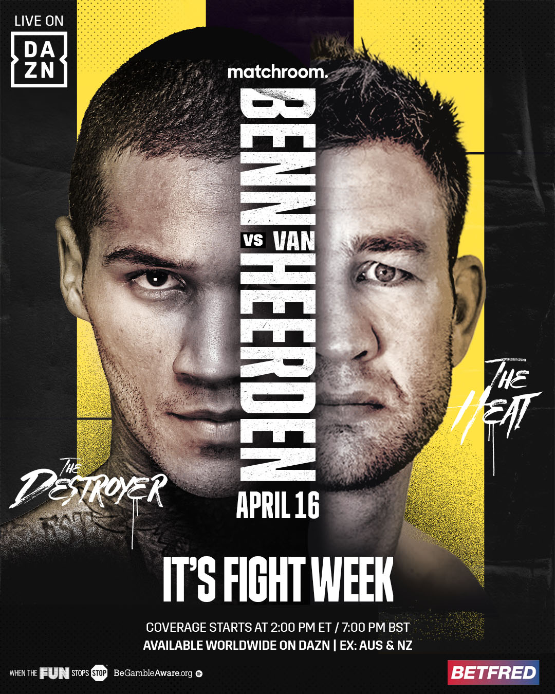 Dazn Boxing Fight Week Bennvanheerden Betfred T Co Nxhk51finq T Co Pudiuphopf Twitter