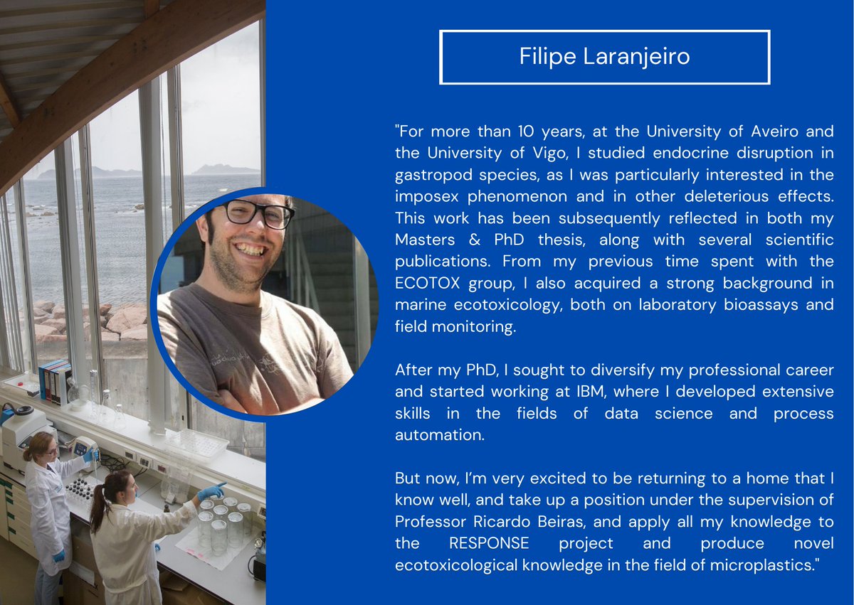 Response_JPIO's tweet photo. We would like to welcome postdoctoral researcher Filipe Laranjeiro to the RESPONSE project! Learn all about his research background and expertise in his own words below! ๐๐จโ๐ฌ https://t.co/bqpMWaT9ZA
