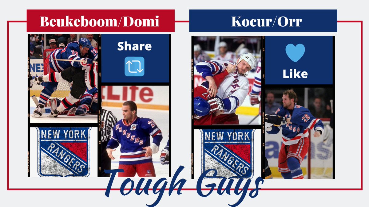 PuckerUp13's tweet image. Who do you have in this battle?  Which twosome of former #NYR is tougher?