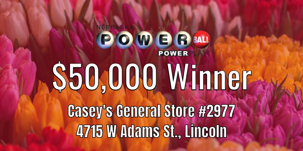 Good Monday morning, Lottery pals! Let's talk weekend winners. Someone who bought a Powerball in Lincoln for Saturday night's drawing won $50,000! https://t.co/SQrNuIHDZS