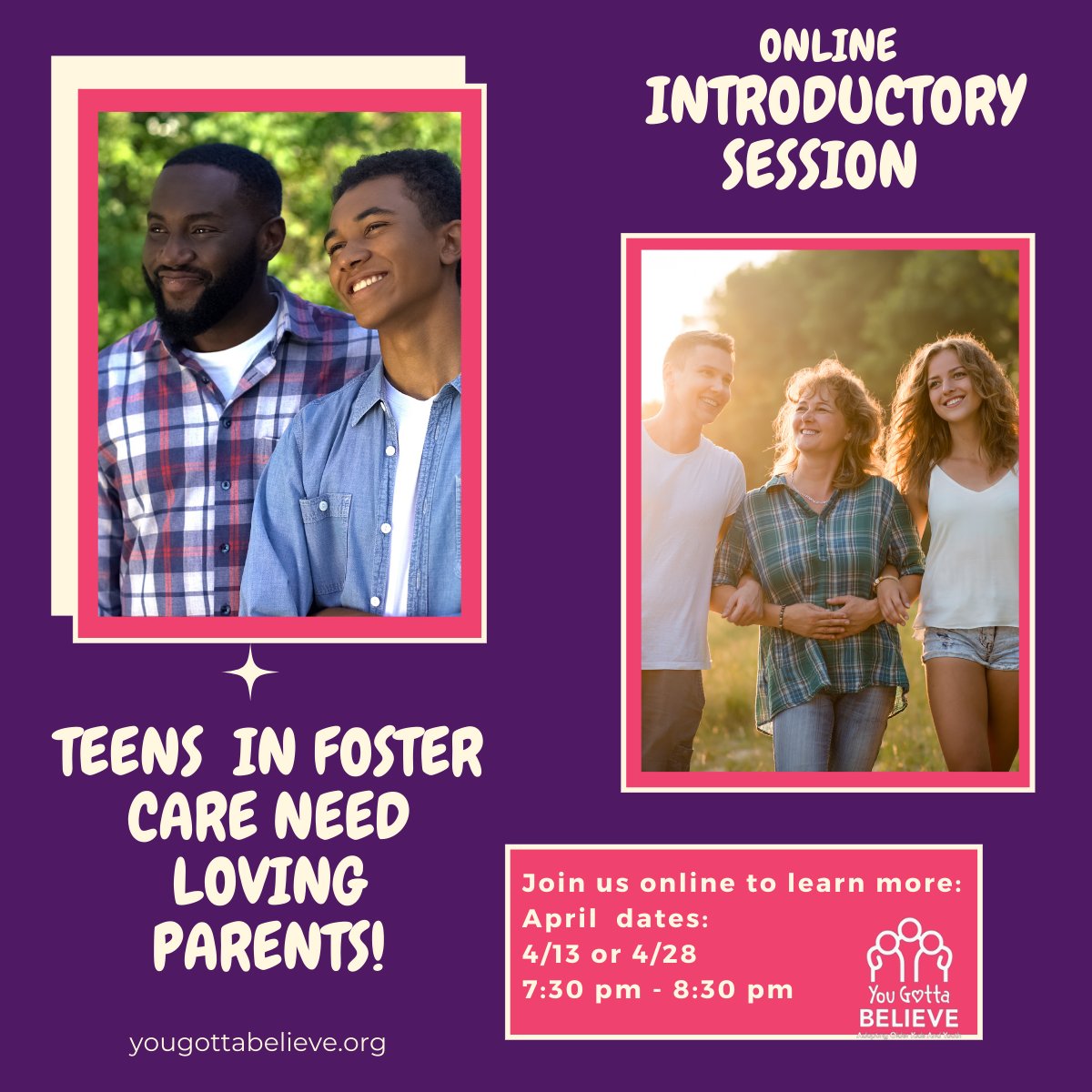 adoptolderkids's tweet photo. Thousands of youth in #fostercare are waiting for love, support, and encouragement from someone like you!
Join us for a virtual introductory session #adoption #adoptnyc #adoptolderkids #fosteradopt https://t.co/uAbctC8HDY https://t.co/abbeoFFU0o
