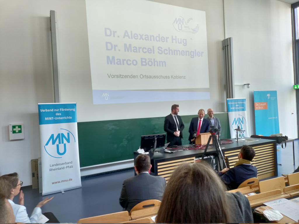 Der längste MNU Bundeskongress beginnt <a href="/MNU_BUND/">MNU Bundesverband</a> <a href="/MNU_RLP/">MNU-RLP</a> #Mint #twlz