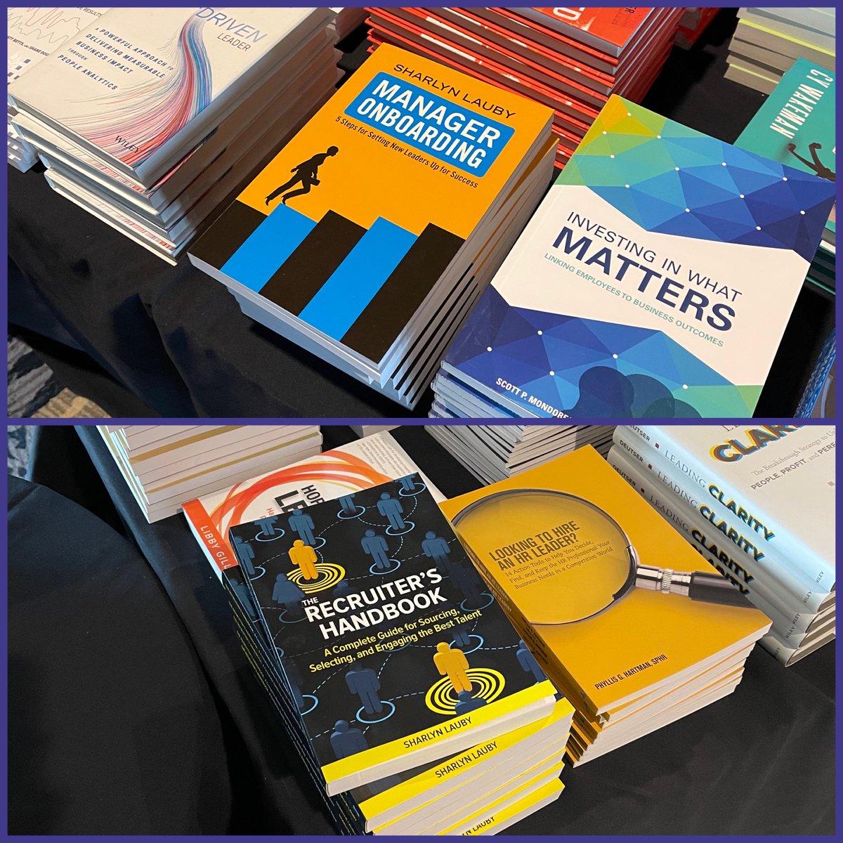 Always nice to see your books in the bookstore. #SHRMTalent #recruiting
