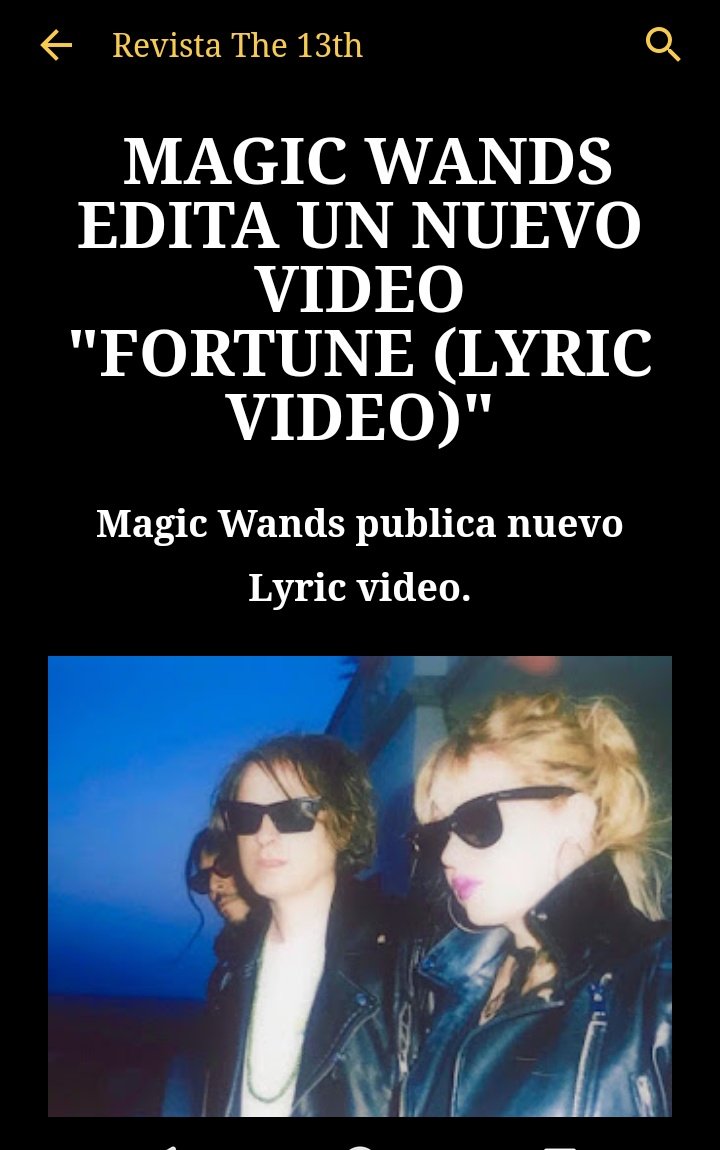 RevistaThe13th's tweet image. Revista The 13th: 
VIDEO: 
@itsmagicwands - FORTUNE (LYRIC VIDEO)
@feline_records
@FadeInPR revistathe13th.blogspot.com/2022/04/video-…