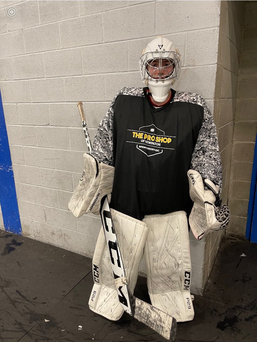 Incoming freshmen goalie, Graydon Selstad, puts up a shutout at the CT HS Hockey Junior / Senior All Star game.