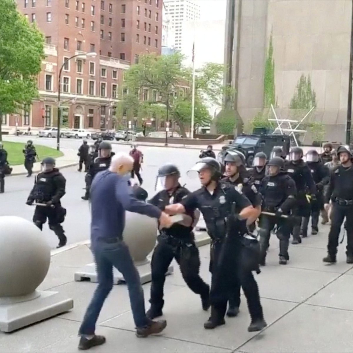 AJ+ on Twitter "Two Buffalo police officers have been cleared of any