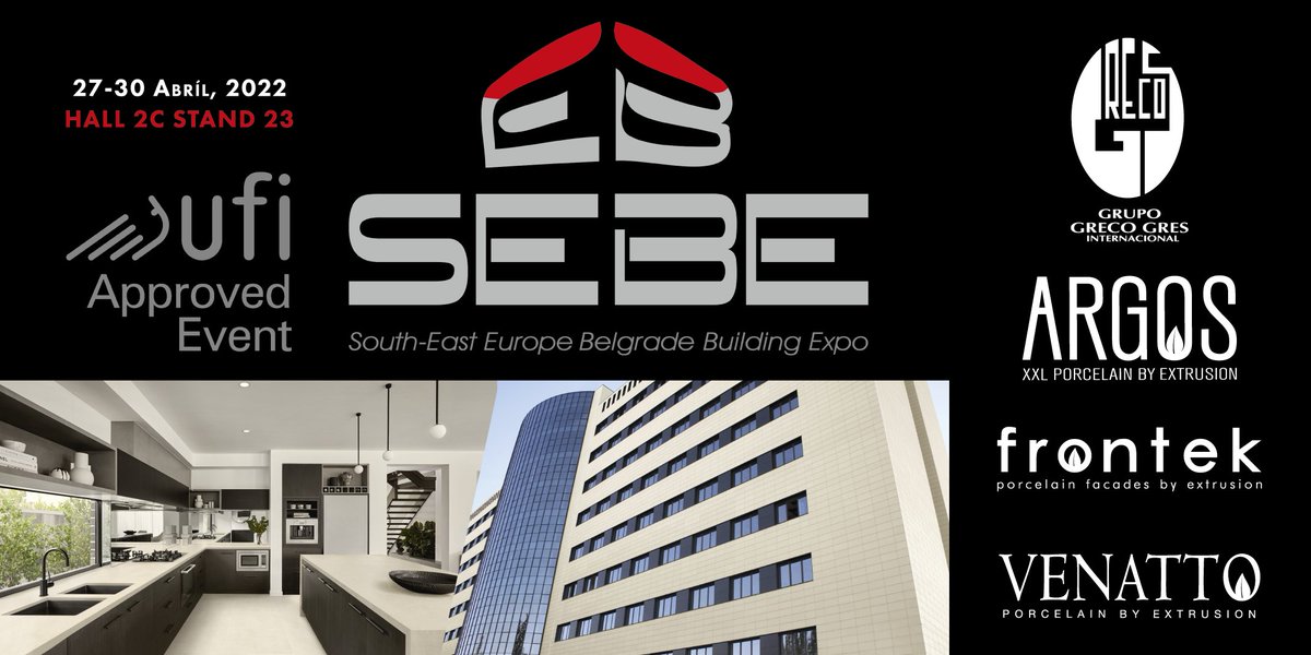 GrupoGrecoGres's tweet photo. Ya queda muy poco para poder presentaros nuestras novedades en #belgradefair #Seebbe, que se celebrará en Belgrado (Serbia), del 27 al 30 de Abril. Llevamos meses trabajando para compartir con vosotros nuestros últimos avances. ¡¡Os esperamos en el Hall 2C, Stand 23!! https://t.co/JVjaldUPDT