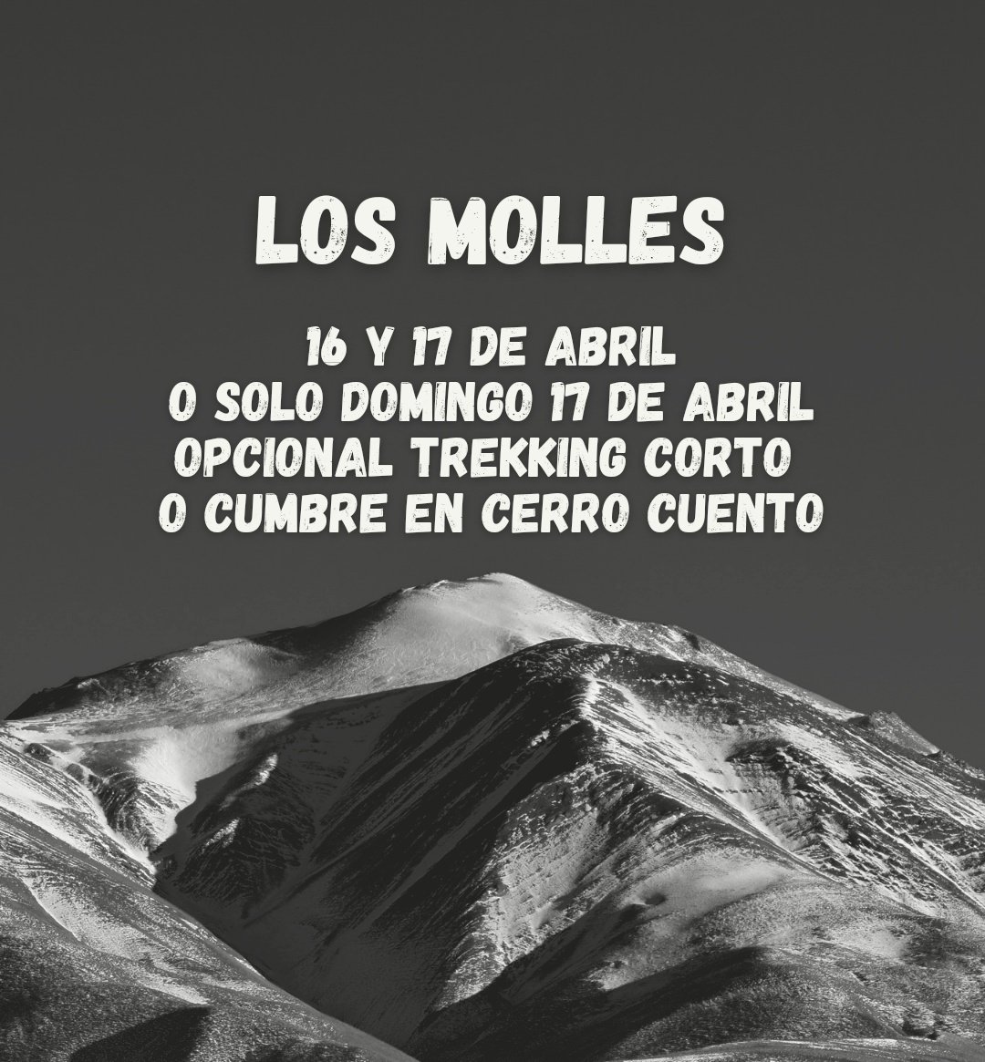 ExpedAndina's tweet photo. Nos vamos a los Molles 🏞🏔🇦🇷💫 https://t.co/PMGBFv3mxX
