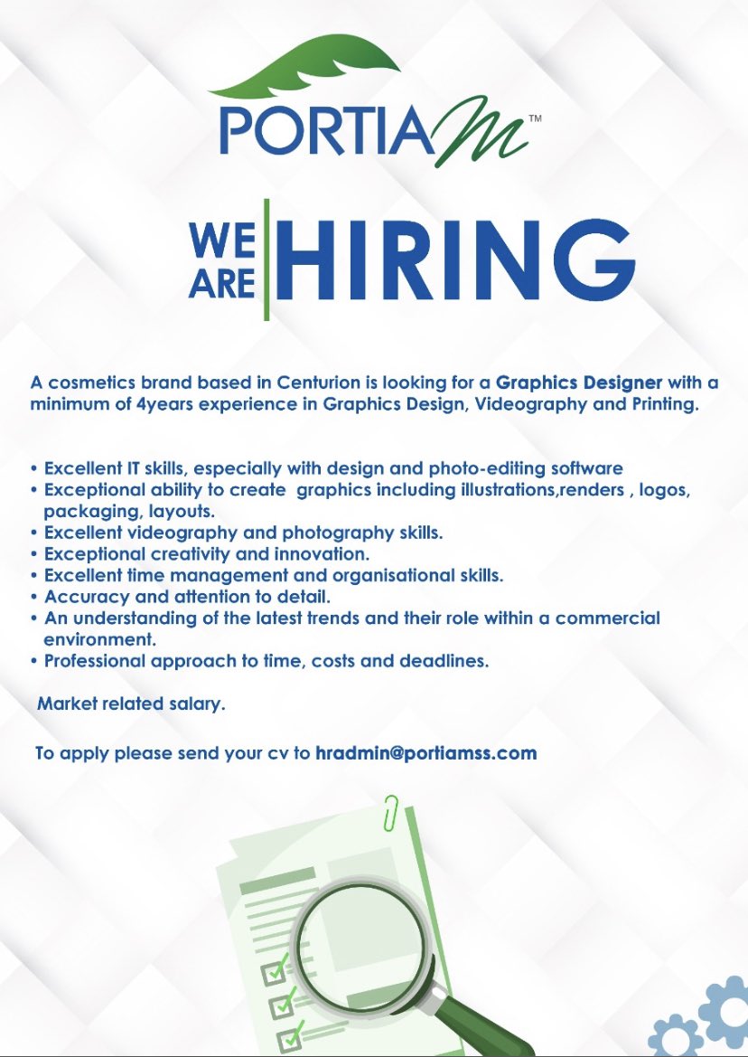 Sonke_styles's tweet photo. #JobSeekersSA #IT #GraphicsDesigner #jobSA https://t.co/Zj9o4JrbPy