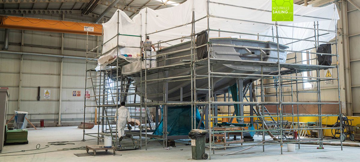 NoFrillsSail's tweet photo. Talking to Dick Beaumont of @KrakenYachts about the "Zero Keel" and "Alpha Rudder"-concepts which make their boats unique:

https://t.co/HER8faswS6

#sailing #bluewater #oceancruising #sailboat https://t.co/7DEZM1Q3v5