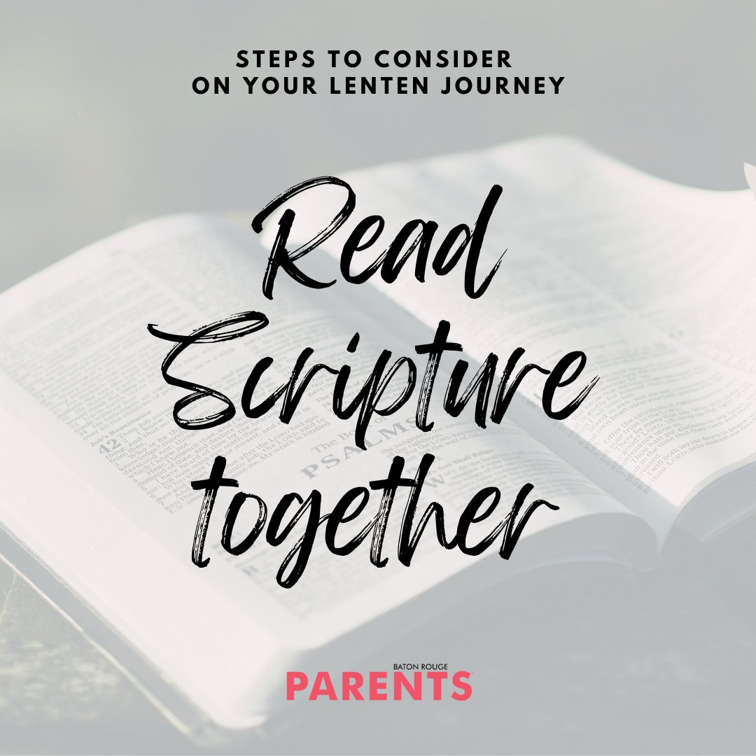 Lent is a period of preparation before Easter and represents a teachable moment for families. Below are some steps to consider while you continue your Lenten journey until Easter! 

 †Full Source : brparents.com/article/prepar…