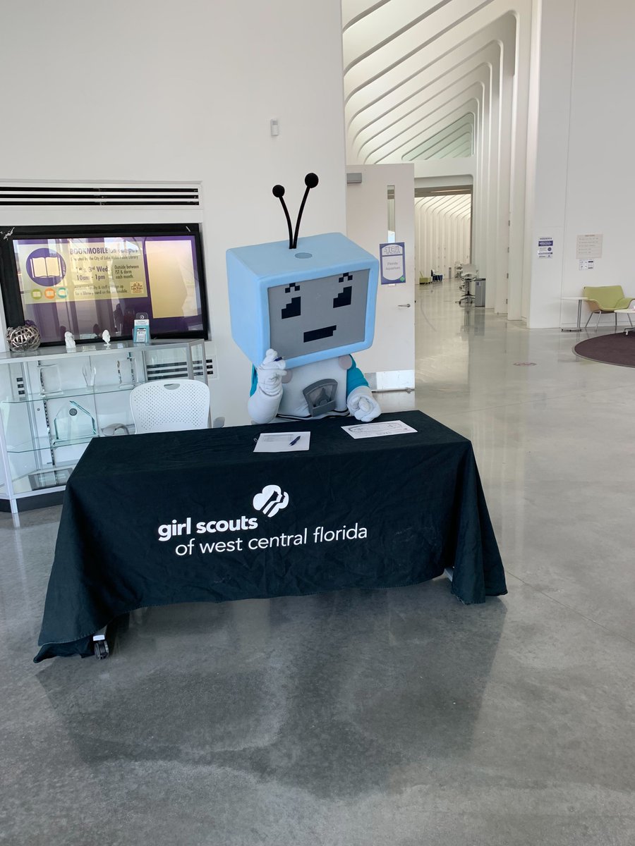 CyberSecurityFL's tweet photo. Pixel LOVED being at the @gswcf STEMapalooza at #FloridaPoly in Lakeland. The talent level was off the charts, and the happiness level was even higher! We can't wait to see some of these incredible kids in the cybersecurity field!

#GSWCF #GirlScoutsSTEM #futureCISO https://t.co/YJVdPzhqwy