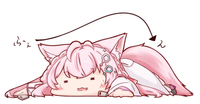 急に暑く…ふぇ～ん現象 #こよりすけっち