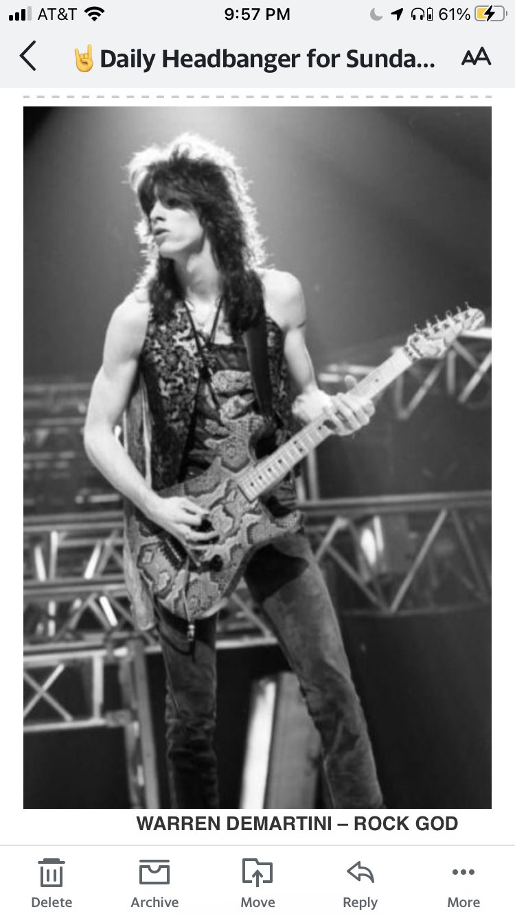 Happy belated 59th birthday to a guitar god Warren demartini of ratt. 