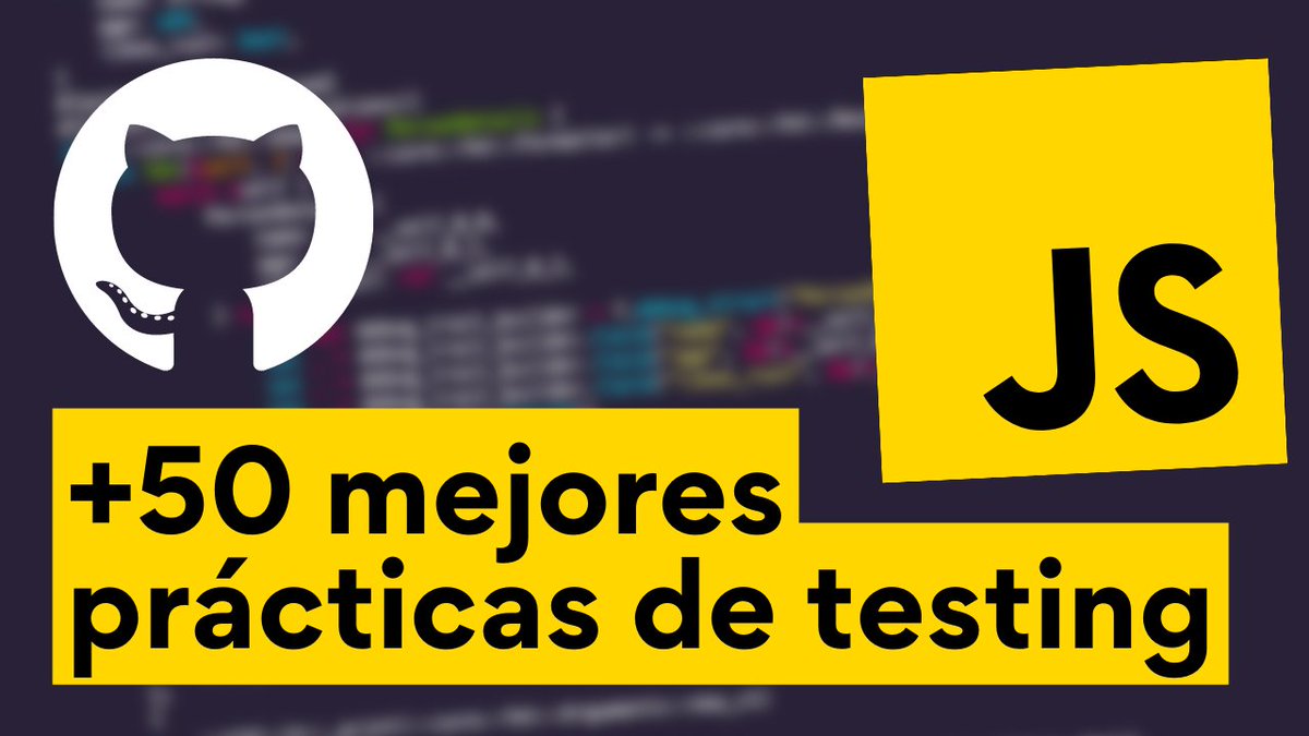 midudev's tweet image. 📚  ¡Guía GRATIS de +50 mejores prácticas de testing en JavaScript!

Lleva tus habilidades al siguiente nivel:
🏅 Reglas de oro
✅ La anatomía del test perfecto
💻 Tests en Backend y Frontend
📏 Cómo medir la efectividad de las pruebas
🔃 Integración Continua

Enlaces ⬇️