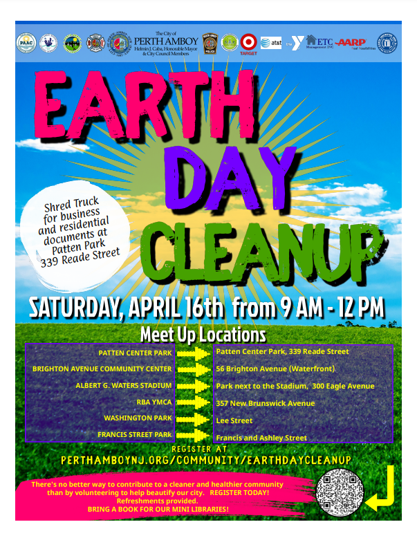 victtavarez's tweet photo. The Clean-Up site at Patten Park ( 339 Reade St) will have a shred truck on site for all your personal document shredding needs!  Pre-registration is recommended at:  https://t.co/1sSlZ3eg6S
 #perthamboy #keepperthamboyclean #communitycleanup #gatewayofperthamboy https://t.co/FqF77f36Hd