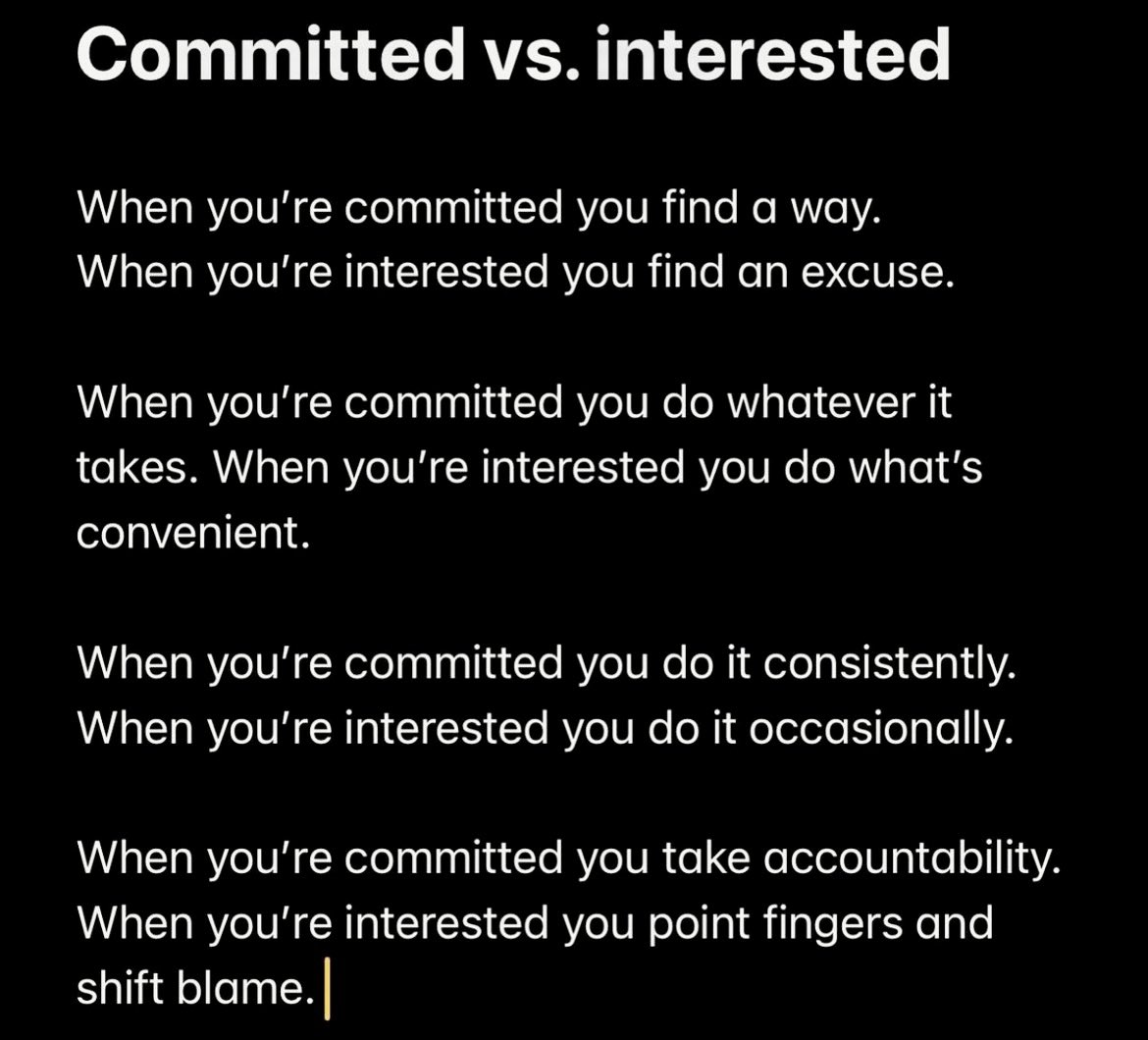 Angelinemiguel1's tweet photo. #Committed vs. #Interested. #MondayThinking ๐๐ https://t.co/ZUWSyyd1kD
