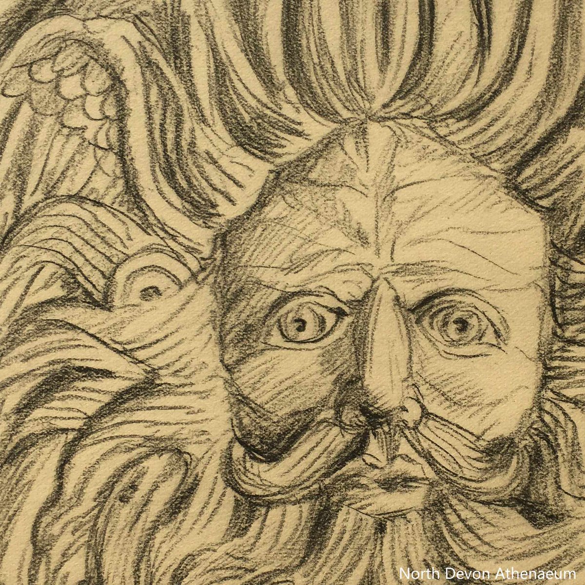 Barum_Athena's tweet photo. A symbol of the goddess Sulis Minerva the Bath Gorgon by William Richard Lethaby, is one of our favourite items - see it in our Crucible of Creativity Exhibition @BarumMuseum until the 21st May - https://t.co/lNyyn34Acv
#FavouriteItem
#Archive30
#CreativeNorthDevon https://t.co/Xz7YQudyxt