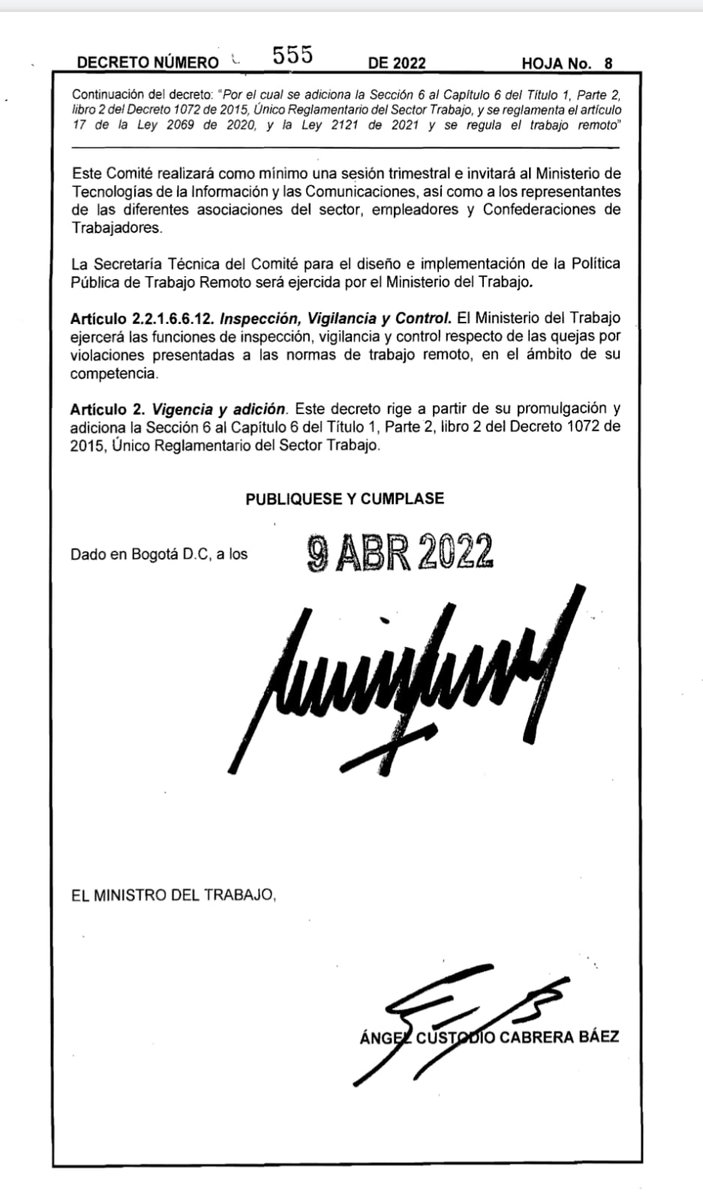CalavL's tweet photo. DECRETO 555 DEL 9 DE ABRIL DE 2022 https://t.co/6nJqhRhpVS
