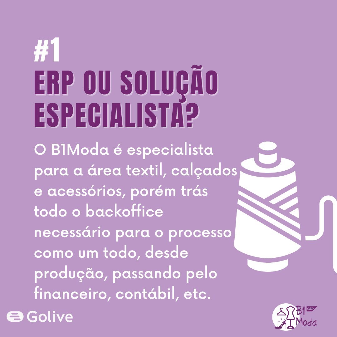 GoLive_Consult's tweet photo. Você pode estar se perguntando: o que é B1Moda? Qual é sua aplicação? Hoje traremos para você as 3 principais dúvidas sobre o B1Moda.

Quer saber mais? Acesse https://t.co/IxVPhRjq8f

#B1Moda #IndustriaTextil #Confecções #Calçados https://t.co/GPZ8apSzZT