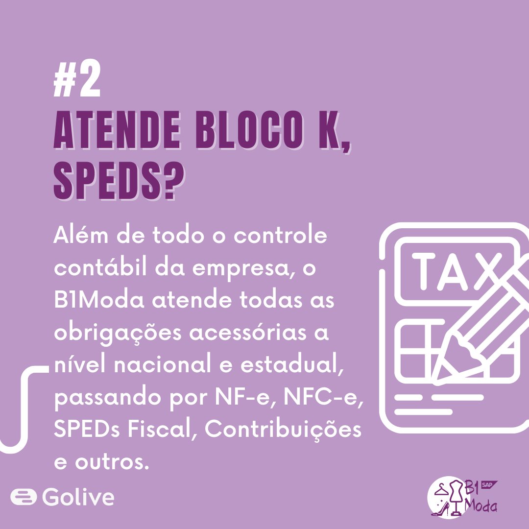 GoLive_Consult's tweet photo. Você pode estar se perguntando: o que é B1Moda? Qual é sua aplicação? Hoje traremos para você as 3 principais dúvidas sobre o B1Moda.

Quer saber mais? Acesse https://t.co/IxVPhRjq8f

#B1Moda #IndustriaTextil #Confecções #Calçados https://t.co/GPZ8apSzZT