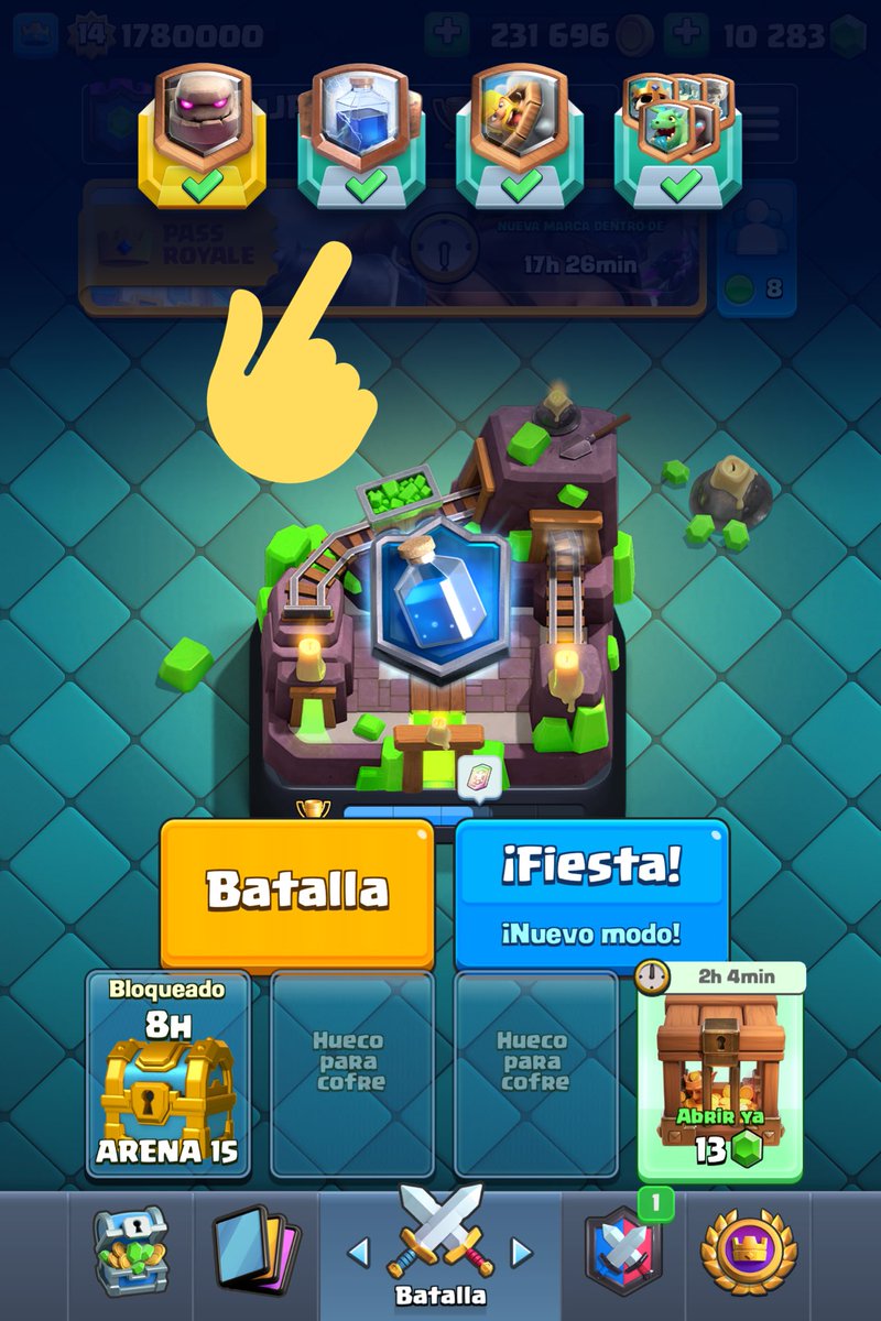Llamamiento para <a href="/ClashRoyaleES/">Clash Royale ES</a> y que pueda quitar lo de las maestrías cada vez que termine una partida, es bastante molesto😣