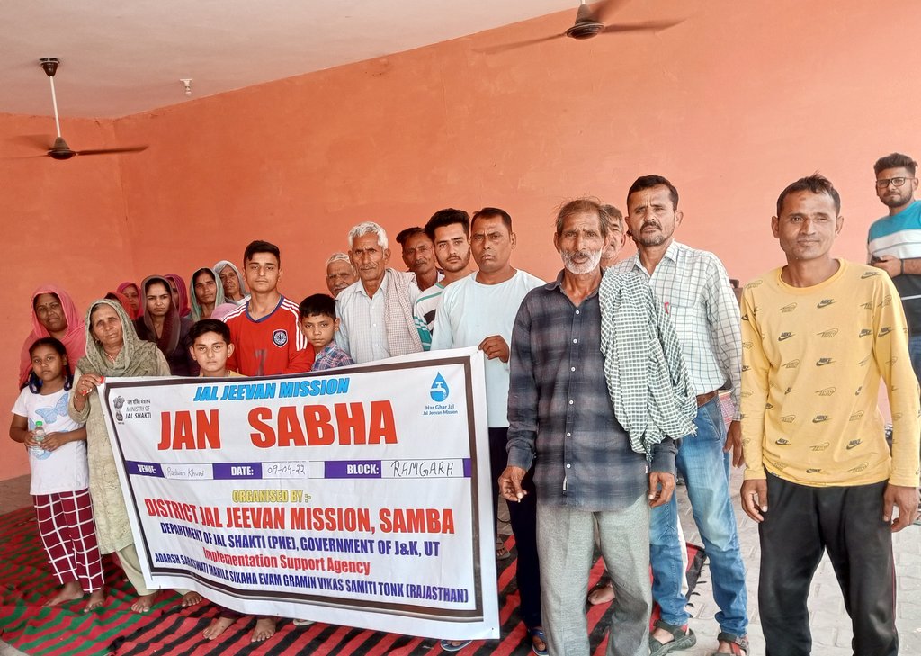 JJM_JK's tweet image. For long-term water solutions, community action plans were prepared by participants in #JanSabhas conducted by #JJM officials today in several villages of Samba District.
#HarGharJal 
@PMOIndia @HMOIndia @gssjodhpur  @jaljeevan_ @OfficeOfLGJandK @MRAJU_77 @SyedAbidShah @diprjk