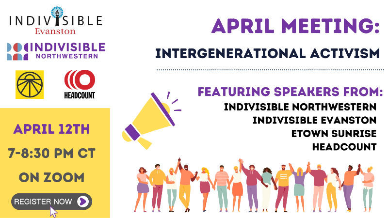 chiarafkim's tweet photo. I'm excited to cover @IndivisibleEV's meeting about intergenerational activism tomorrow for @thedailynu! https://t.co/OLf0qkDZfR