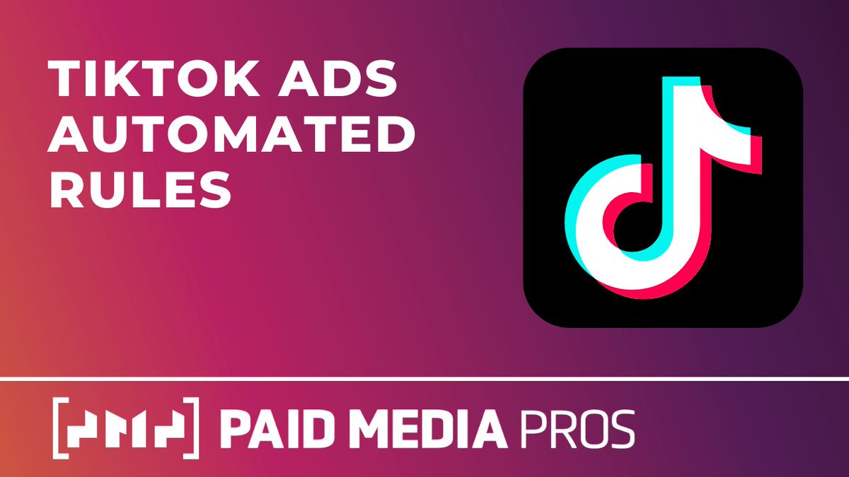 michellemsem's tweet photo. Did you know you can automate some tasks for your TikTok Ads campaigns?
https://t.co/Qd4MklV2D2
^^Check out the latest @PaidMediaPros video and we’ll walk you through using TikTok Ads Automated Rules in your account. #ppc #paidsocial #tiktokads #ttads https://t.co/QTl2a0Wb6t