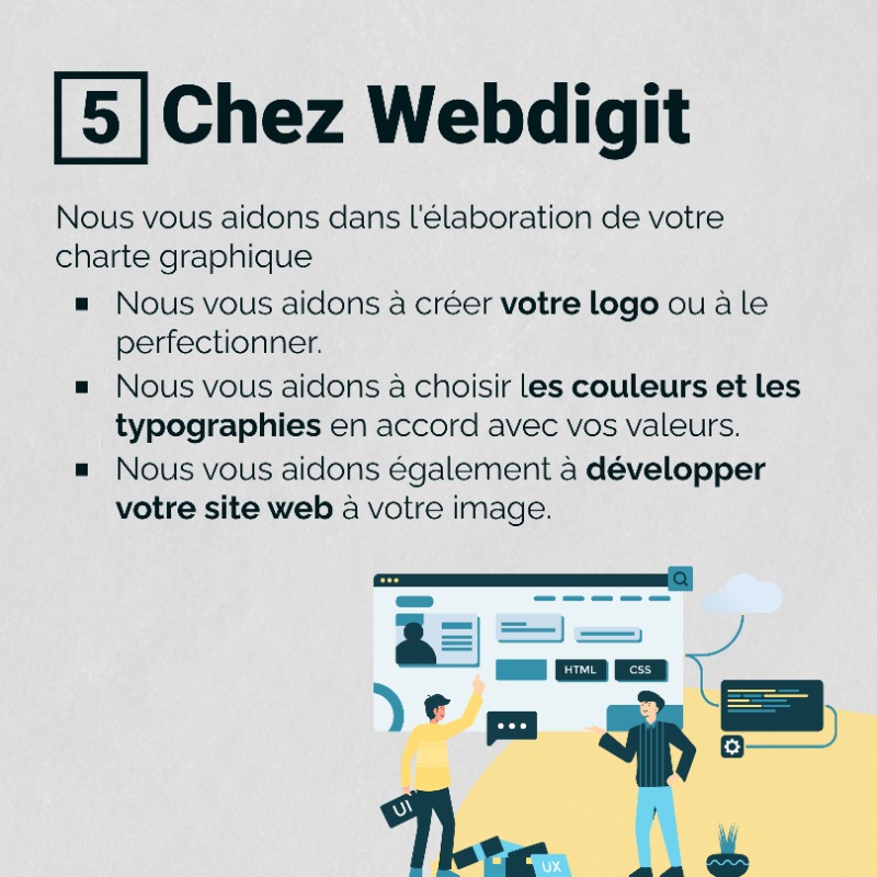 WebdigitAgence's tweet photo. Pourquoi est-ce important d'avoir une charte graphique ? 🤔
Nous vous proposons de découvrir ce que représente une charte graphique 🔽.
#design #chartegraphique #identitevisuelle #webdigit