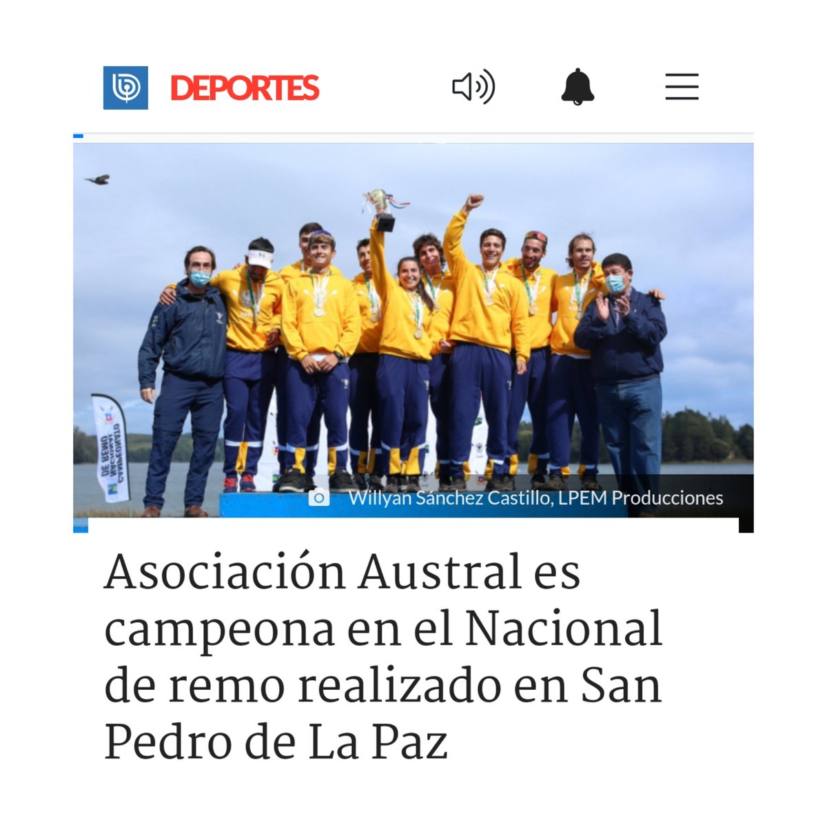 Asociación Deportiva de Remo del BioBío tweet media