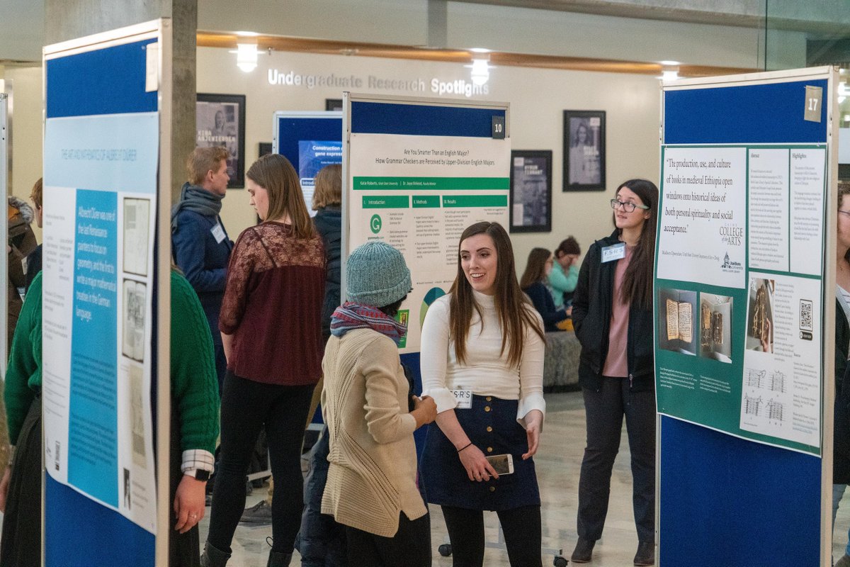 Happy Research Week!
The Student Research Symposium is starting TOMORROW! Come to the library from 10 am to 3 pm and check out tons of amazing research from our students!

See the online symposium here: bit.ly/usuSRS22

#ResearchWeek2022 #USUResearch